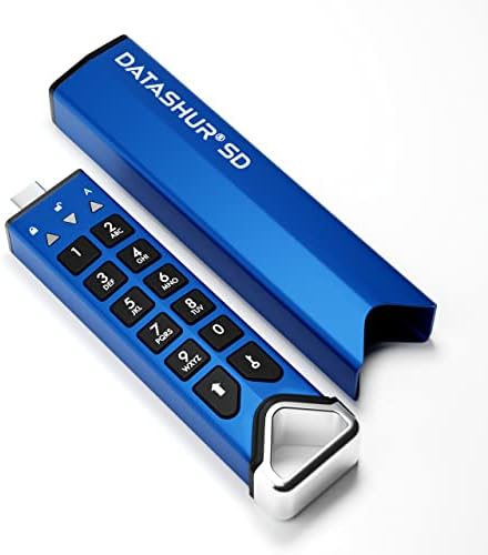 istorage datashur sd | כונן הבזק מוצפן של USB עם כרטיסי microSD נשלפים | מוגן באמצעות סיסמה | שיתוף